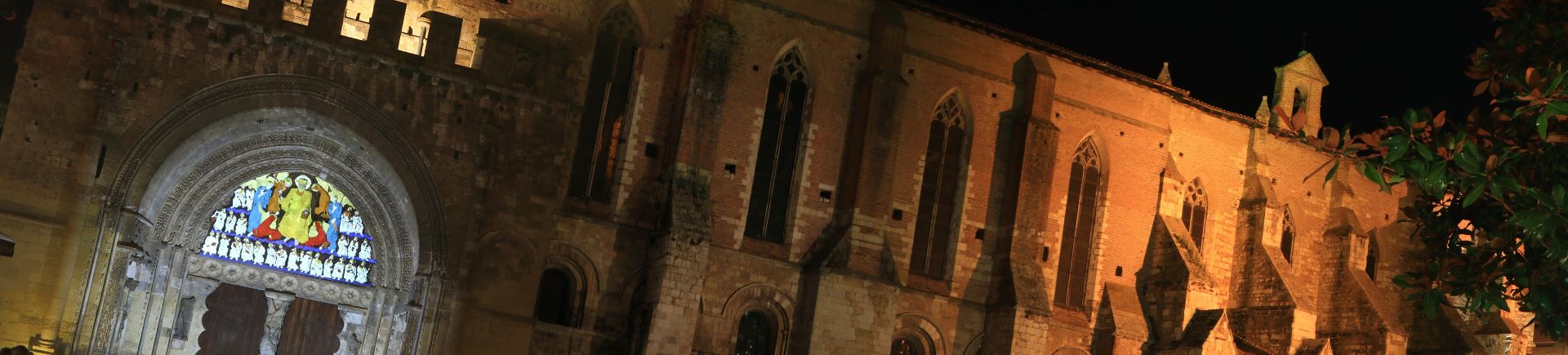 Le tympan de Moissac colorisé en été tympan colorise