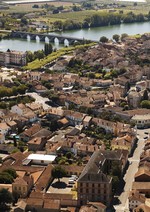 Panoramic view of the city - Moissac Tarn-et-Garonne Occitanie Sud-Ouest